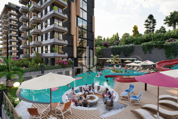 Просторный садовый дуплекс с роскошными социальными зонами комплекса