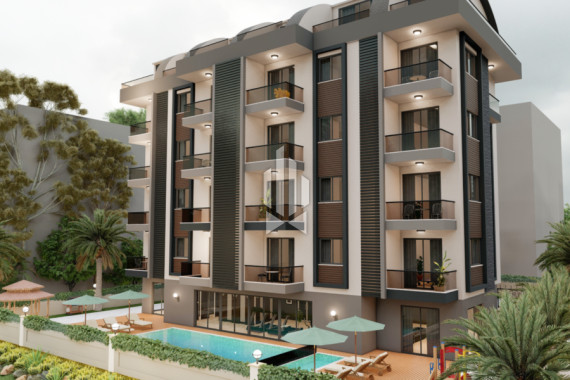 Садовый дуплекс с одной спальней и кухней-студией