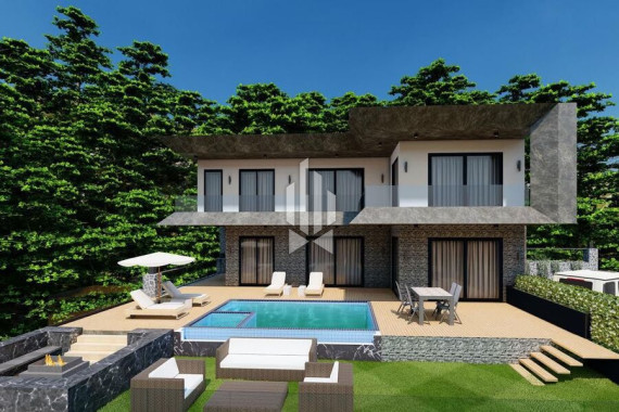 Villa with elegant garden areas and magnificent panoramic views
