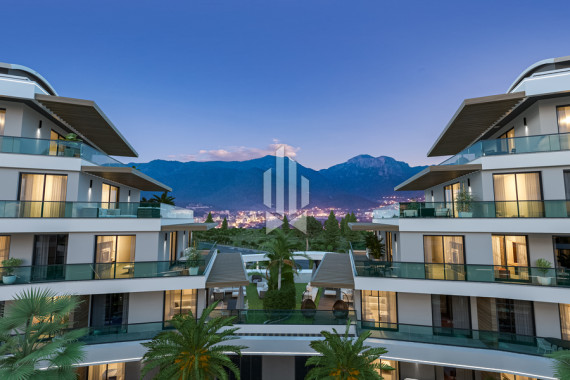 Two-bedroom apartment with kitchen-living room and private terrace