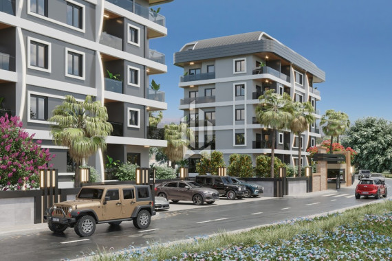 Two-bedroom apartment with a kitchen-studio in a stylish boutique complex