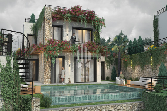 Delightful apartment with a garden on the Aegean coast