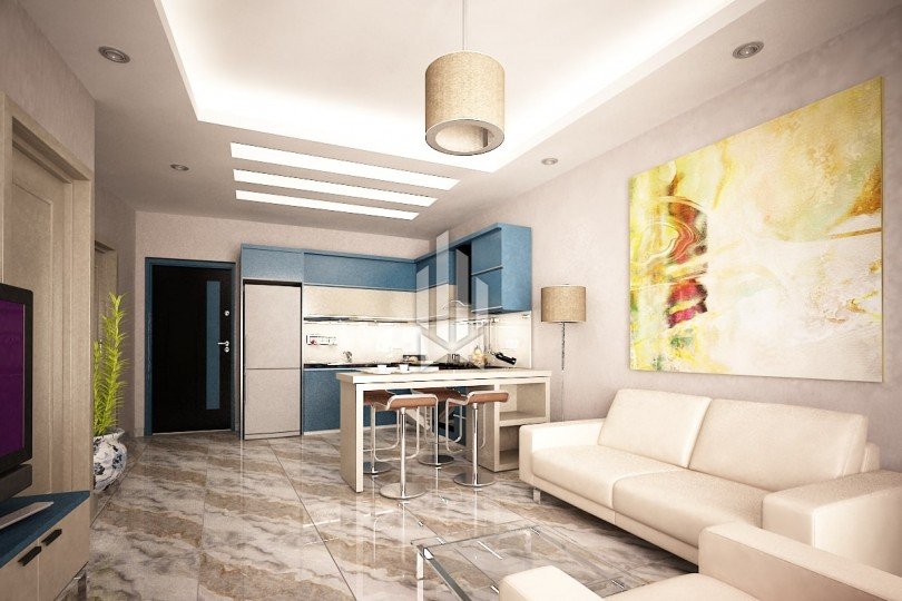 Comfort one-bedroom apartment in a new complex, Mahmutlar 9