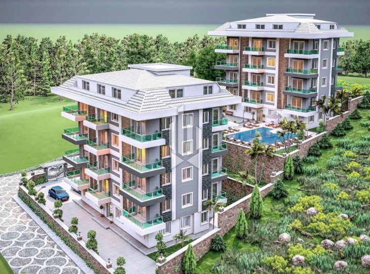 Apartment in a secluded residential complex, Oba 3