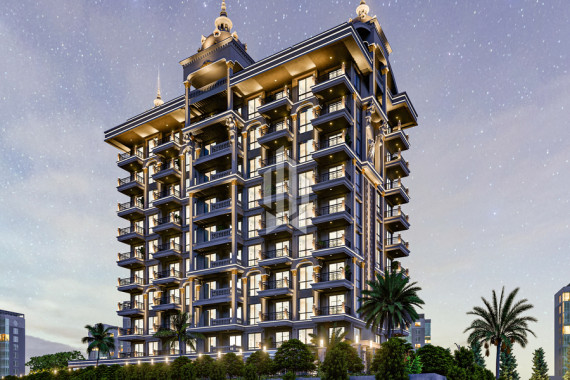 Квартира с одной спальней и кухней-студией в элитном жилом комплексе