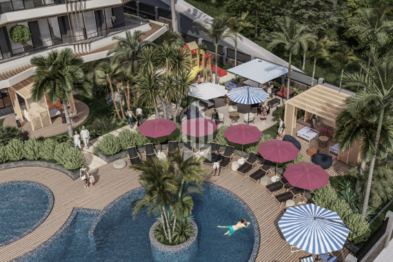 Дуплекс с тремя спальнями в комплексе с роскошной инфраструктурой