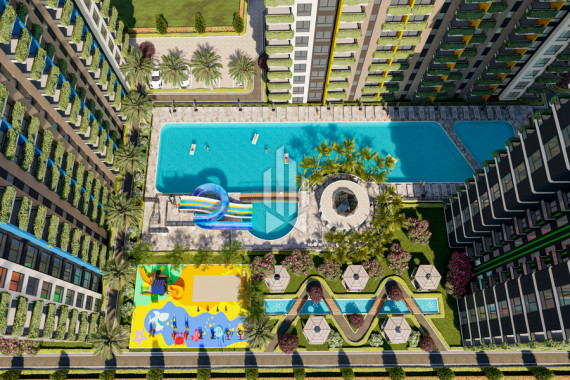 Spacious apartment in a complex with luxurious social areas