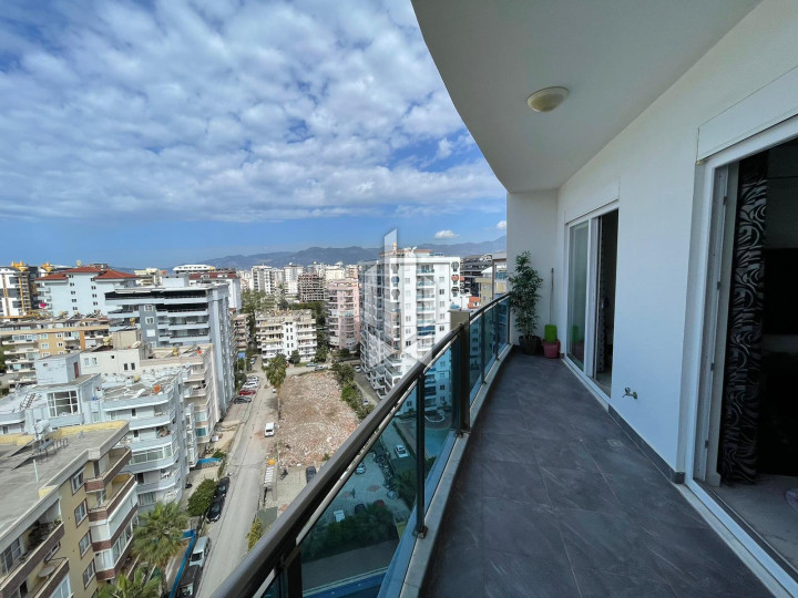 Уютная трехкомнатная квартира в Махмутларе с панорамным видом на море: комфорт в каждой детали. 3