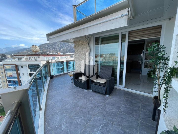 Уютная трехкомнатная квартира в Махмутларе с панорамным видом на море: комфорт в каждой детали. 9