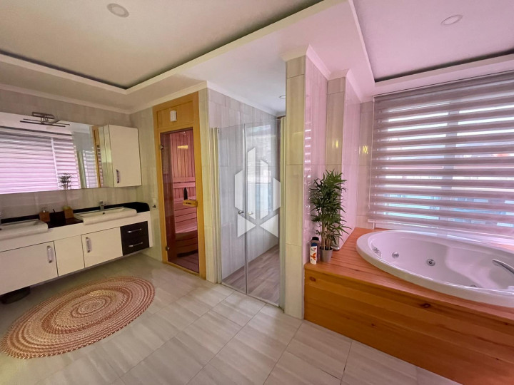 Уютная трехкомнатная квартира в Махмутларе с панорамным видом на море: комфорт в каждой детали. 15