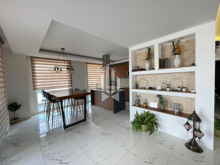 Уютная трехкомнатная квартира в Махмутларе с панорамным видом на море: комфорт в каждой детали. 21