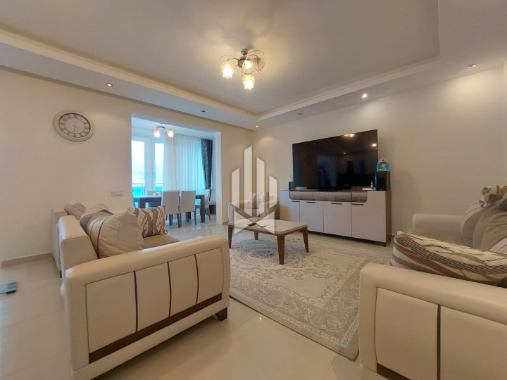 Exclusive Residence with Panoramic View: Spacious 3+1 Apartment with Private Garden in Kargicak Village, Alanya City 12