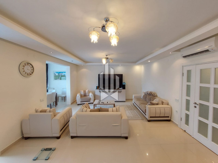 Exclusive Residence with Panoramic View: Spacious 3+1 Apartment with Private Garden in Kargicak Village, Alanya City 16