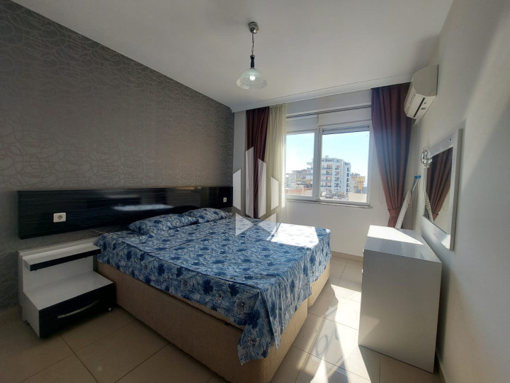 For sale a cozy furnished 1+1 apartment with a rich infrastructure complex in Alanya, Mahmutlar 9