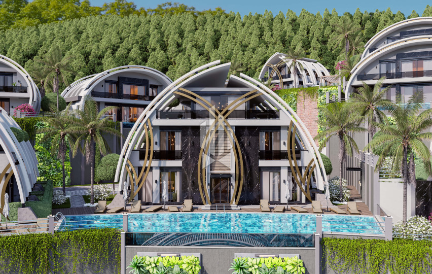 Oasis of Luxury: Villa with Panoramic Sea View in Kargicak 10