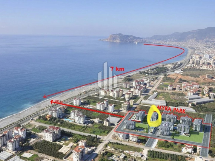 Spacious 2+1 duplex with full infrastructure just 300 m from the sea! 13