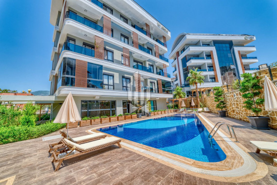 Продается меблированная квартира 1+1 в районе Обa!