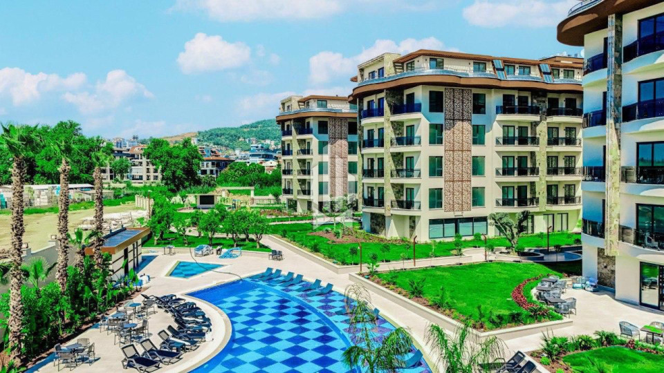 Современная квартира 1+1 в Оба с богатейшей инфраструктурой уровня 5★, в комплексе 2025 года 1