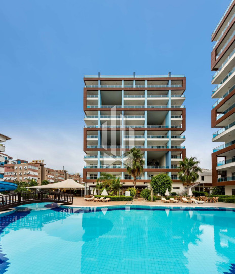 Furnished 1+1 apartment in Cikcilli, in a complex with full infrastructure, 800 m from the sea 3