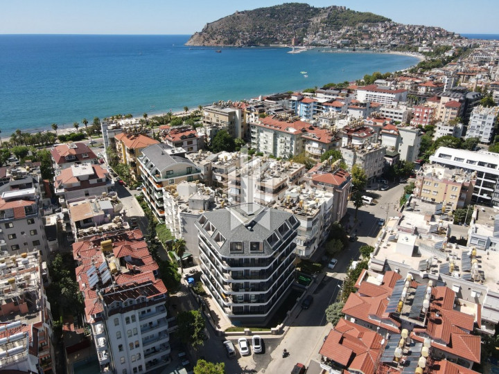 1+1 apartment in the center of Alanya, just 100 meters from the sea, in a modern complex from 2023 1