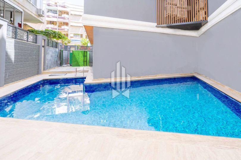 1+1 apartment in the center of Alanya, just 100 meters from the sea, in a modern complex from 2023 19