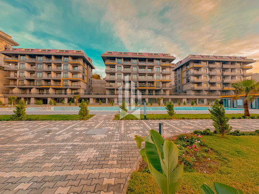 New 1+1 apartment in Kestel, 400 m from the sea, in a 2025 complex with rich infrastructure