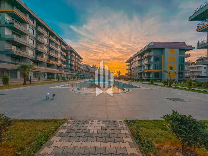 New 1+1 apartment in Kestel, 400 m from the sea, in a 2025 complex with rich infrastructure 5