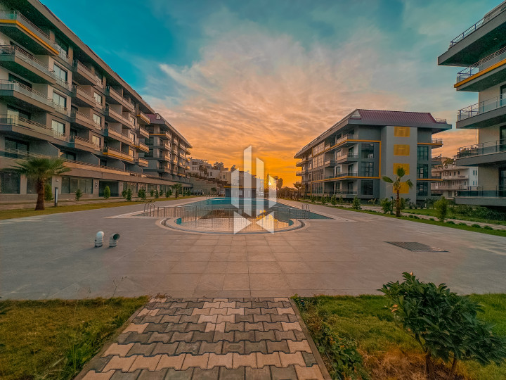 New 1+1 apartment in Kestel, 400 m from the sea, in a 2025 complex with rich infrastructure 6