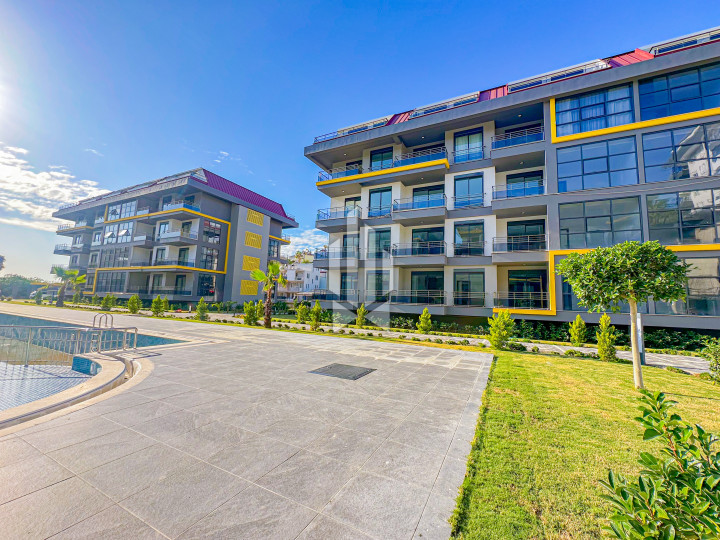 New 1+1 apartment in Kestel, 400 m from the sea, in a 2025 complex with rich infrastructure 7