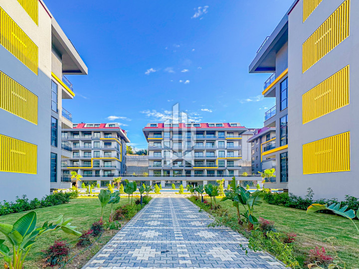 New 1+1 apartment in Kestel, 400 m from the sea, in a 2025 complex with rich infrastructure 12