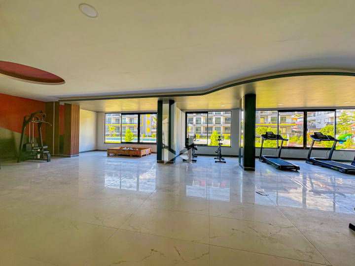 New 1+1 apartment in Kestel, 400 m from the sea, in a 2025 complex with rich infrastructure 22