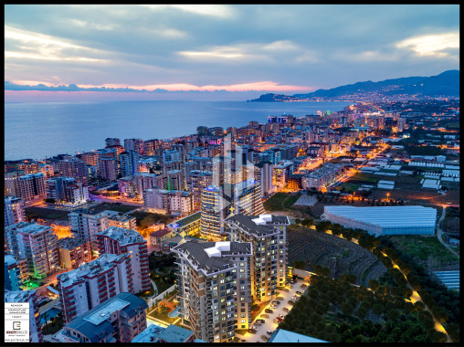 Cozy 1+1 apartments in a complex with full infrastructure in Mahmutlar