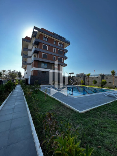 A stylish and bright 1+1 apartment is for rent in one of the quietest and greenest areas of Alanya - Kestel. 1