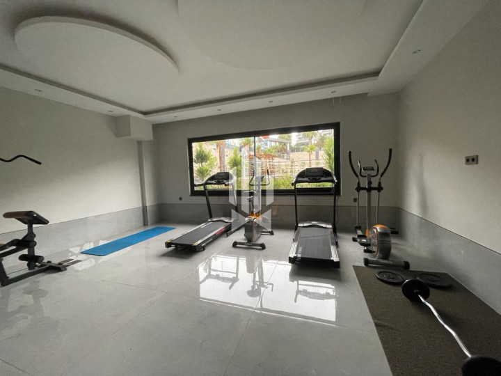 A stylish and bright 1+1 apartment is for rent in one of the quietest and greenest areas of Alanya - Kestel. 6