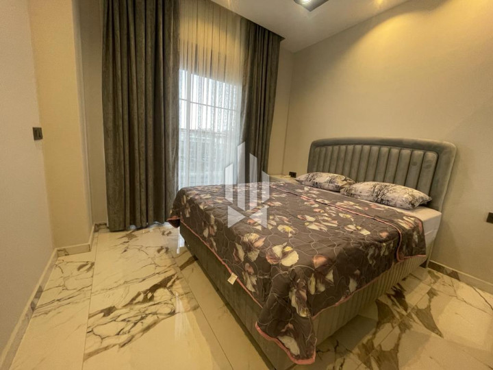 A stylish and bright 1+1 apartment is for rent in one of the quietest and greenest areas of Alanya - Kestel. 9