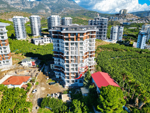 Modern 2+1 apartment in a new residential complex, Mahmutlar district