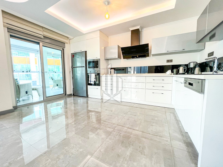 Spacious furnished 2+1 apartment with rich infrastructure, Oba district 16