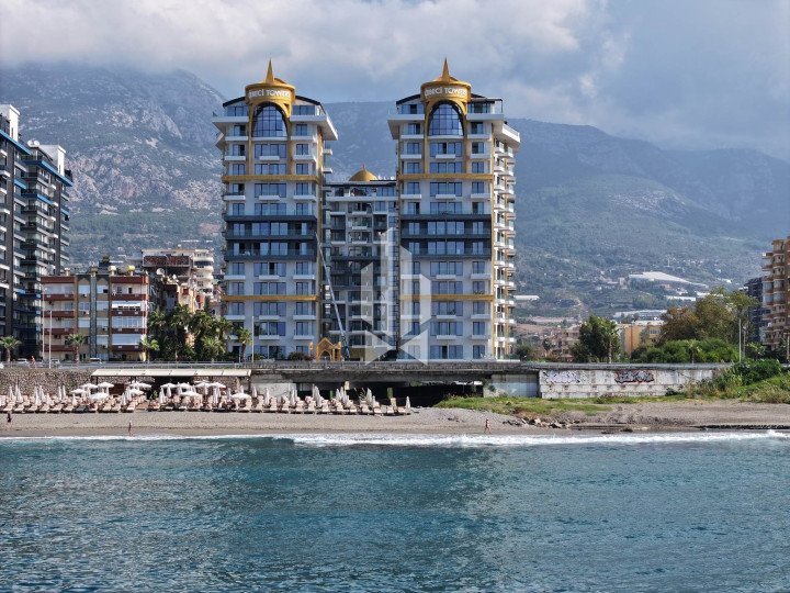 Апартаменты 1+1 на первой береговой линии в Махмутларе 7