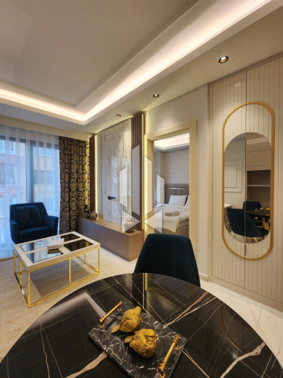 Апартаменты 1+1 на первой береговой линии в Махмутларе 17