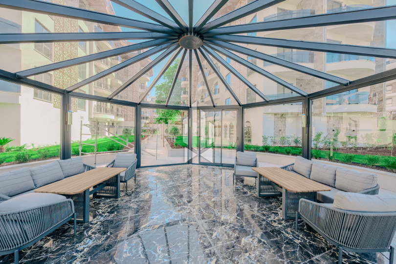 ПРОДАЁТСЯ НОВАЯ КВАРТИРА 1+1 С ВИДОМ НА БАССЕЙН В РАЙОНЕ OBA (АЛАНЬЯ) 24