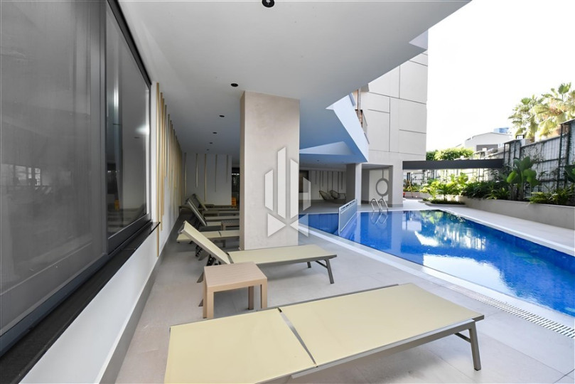 Квартира 1+1 с мебелью в Обагёль, всего 300 м до моря — новый дом 2024 года 22