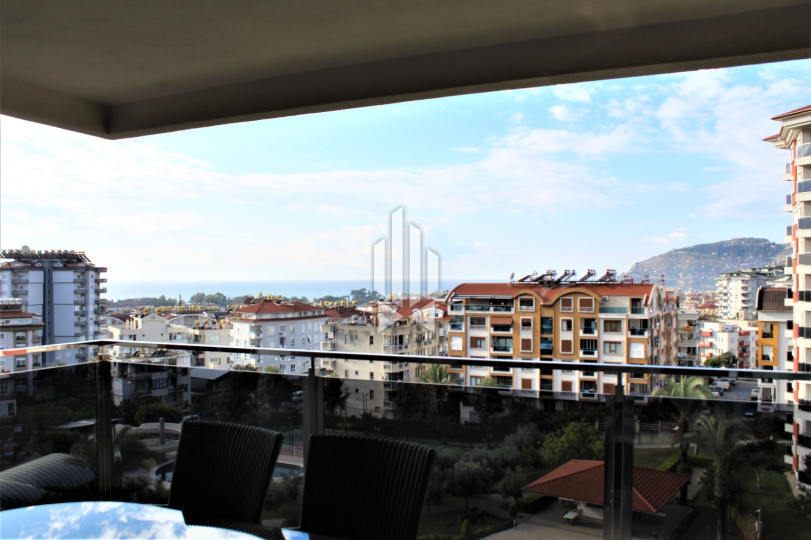 Квартира 2+1 с видом на море и крепость в Джикджилли — 100 м², мебель, ВНЖ подходит 3