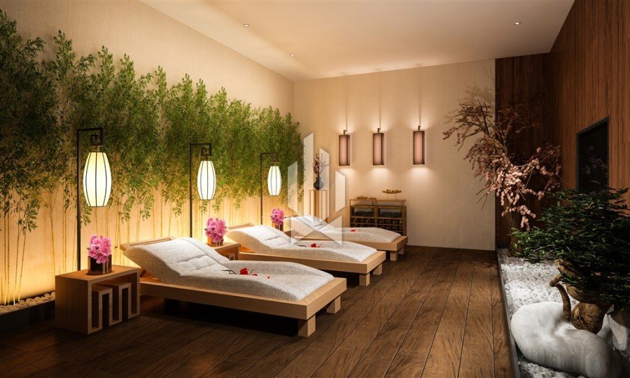 Two-room apartment with American kitchen-living room, Oba 8