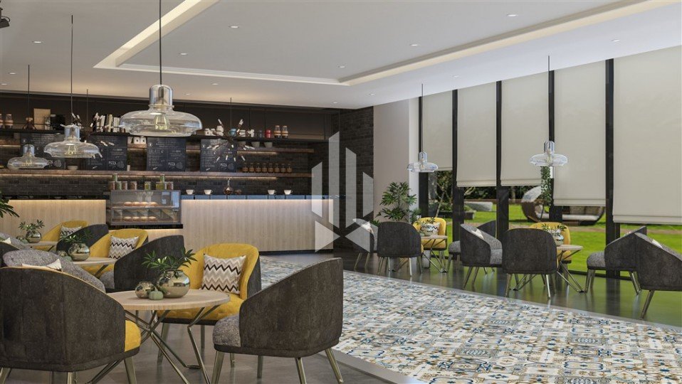 Two-room apartment with American kitchen-living room, Oba 9