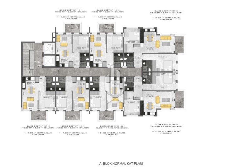 Просторные апартаменты на двух верхних этажах, Кестель 34