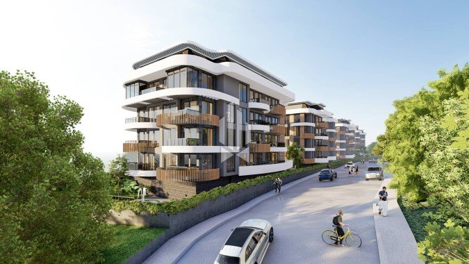 Садовый дуплекс в новом люкс-комплексе, Кестель