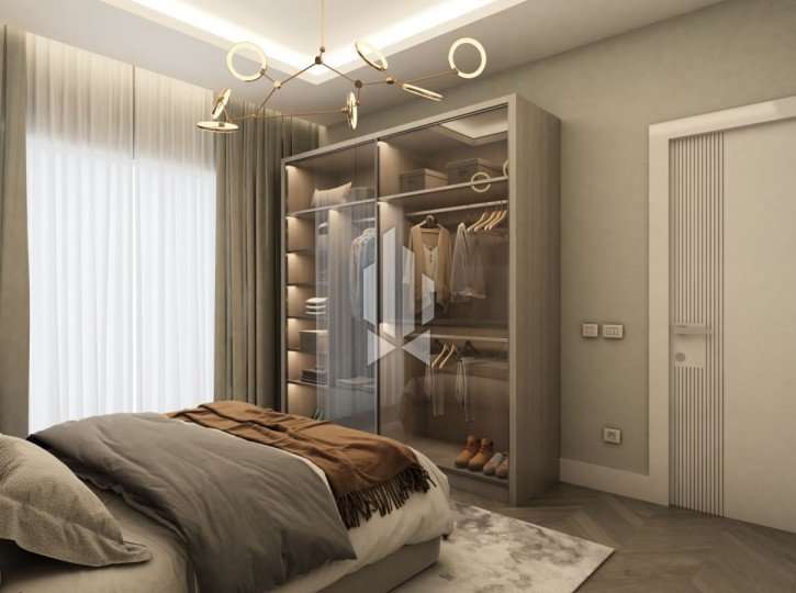 Квартира с двумя спальнями в классном проекте, Каргыджак 6