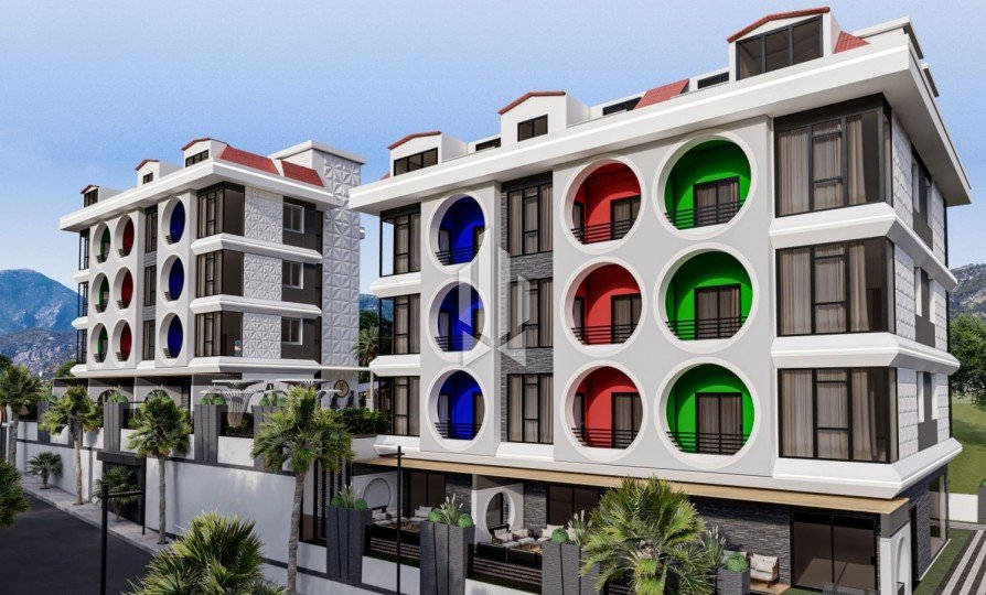 Апартаменты популярной планировки в уникальном комплексе, Махмутлар 1