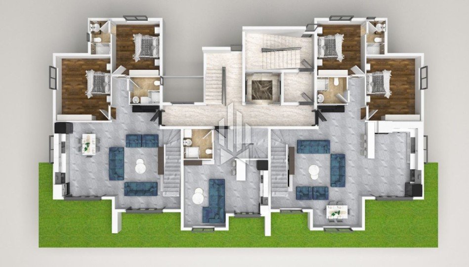 Односпальные апартаменты в современном новом комплексе, Оба 29