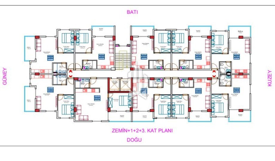 Квартира с отдельной спальней в классик-комплексе, Махмутлар 21